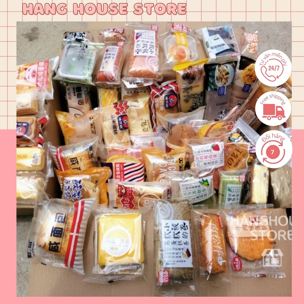 . Bánh Đài Loan Mix Đủ Vị 1Kg.(date3-6 tháng)..