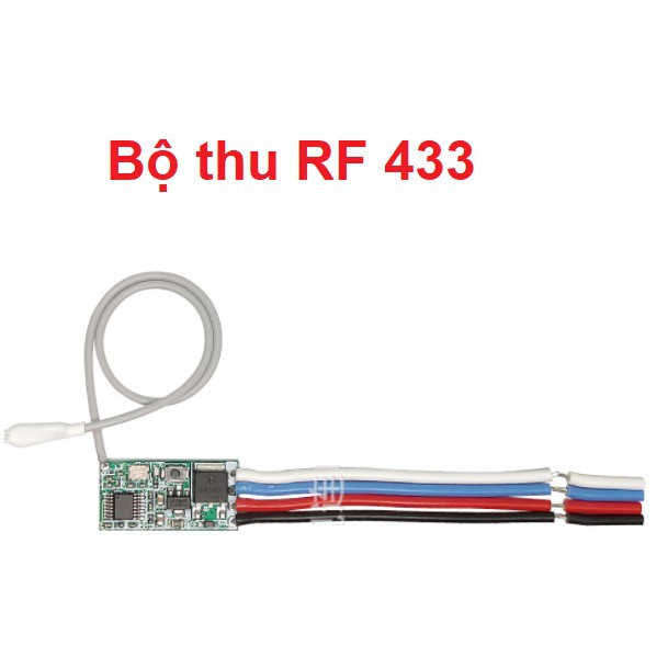 Công tắc điều khiển từ xa RF 433Mhz  3V 5V 12V 24V Mosfet 2A siêu nhỏ. Bộ công tắc Học lệnh 3 chế độ RF Không dây từ Xa