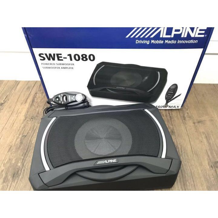 Loa Sub Gầm Ghế ALPINE SWE 1080 đẳng cấp audio ô tô bảo hành 12 tháng