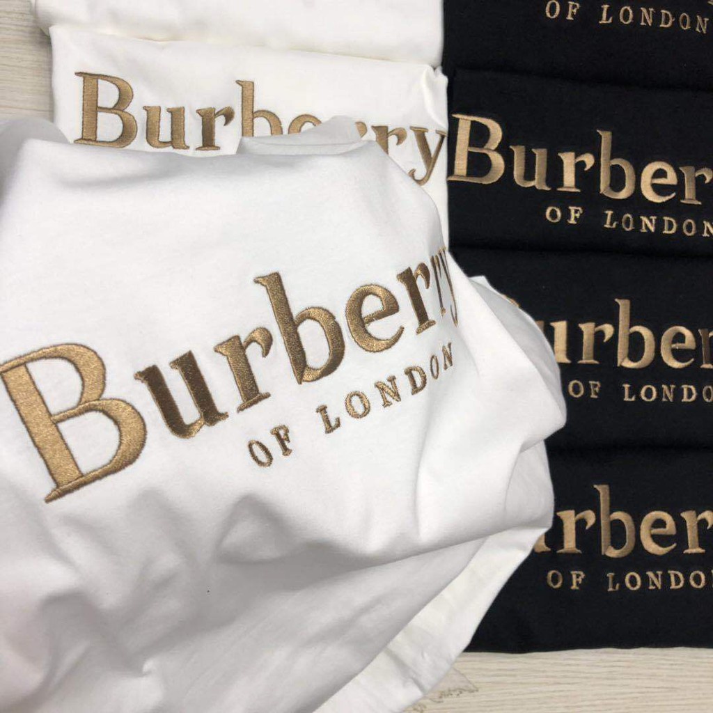 Bbr Áo Thun Cotton Nguyên Chất Thêu Chữ Đơn Giản Dễ Phối Đồ + Tag