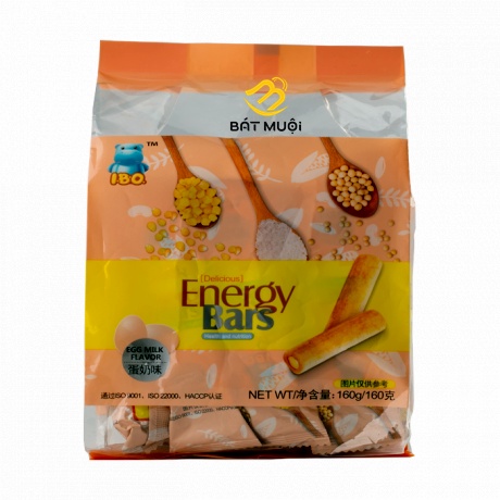 Bánh ống ngũ cốc năng lượng Energy Bar I.B.O 160g (16 thanh)