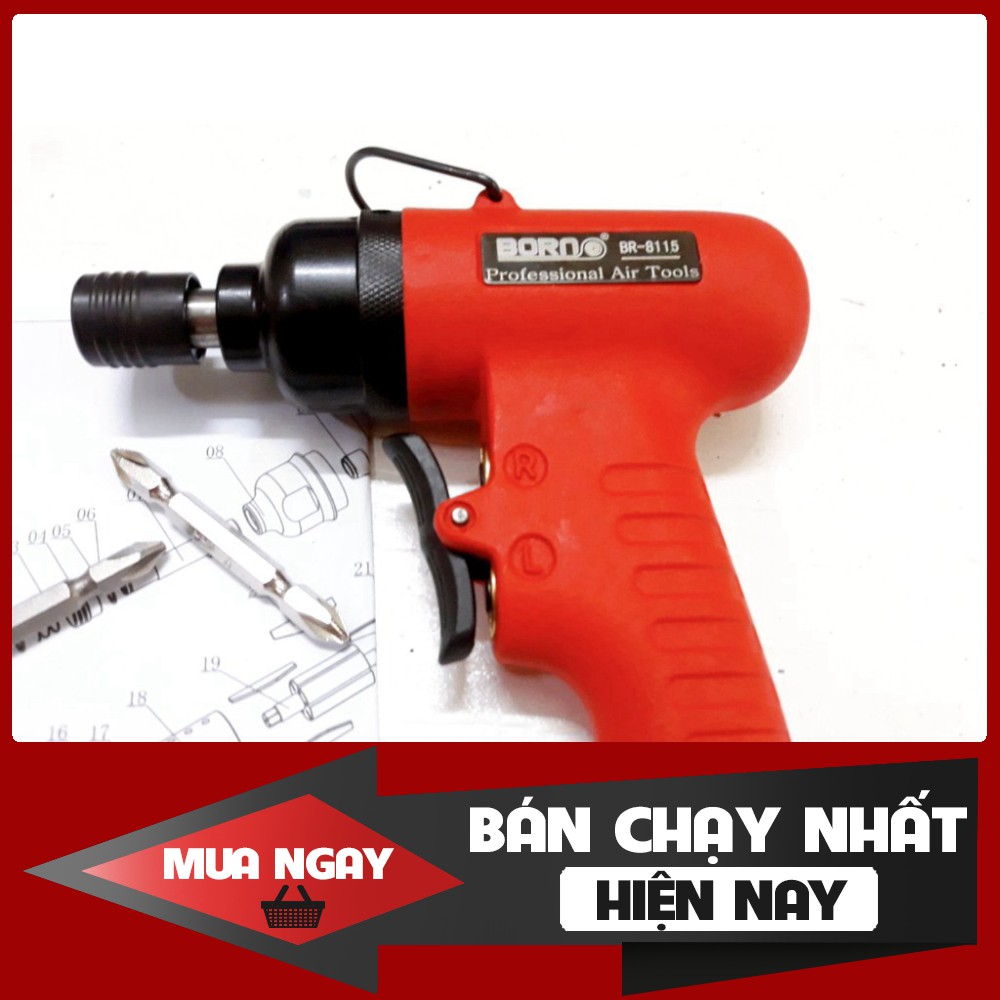 [ HÀNG CHÍNH HÃNG - GIÁ SẬP SÀN ] Máy bắn vít hơi, Súng hơi bắn vít BORO đảo chiều Cao Cấp - Cho khách xem hàng