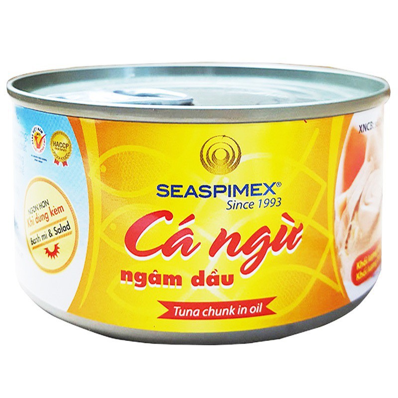 Cá Ngừ Ngâm Dầu (Tuna Chunk in Oil) 185gram