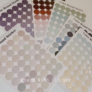 ST031 - Colour Round Sticker