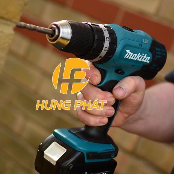 Máy khoan búa, vặn vít dùng pin 18V Makita DHP453 | Thiết bị Hưng Phát