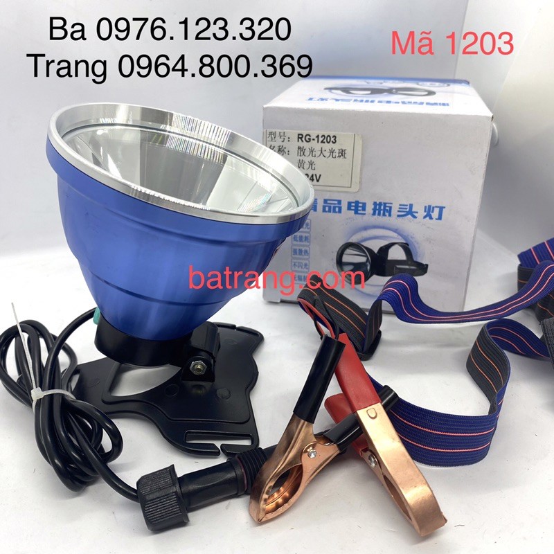 Đèn kẹp bình ác quy 9V-24V 300W sáng rộng Đèn pin siêu sáng