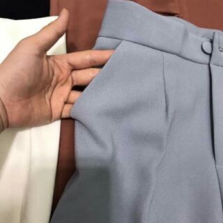 Quần baggy vải