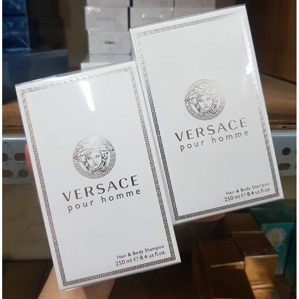 Sữa tắm gội toàn thân Versace Pour Homme Hair &amp; Body Shampoo 250ML