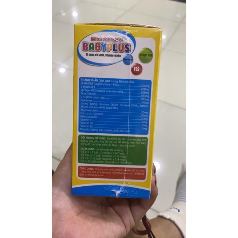 Babyplus  Siro ăn ngon cho bé biếng ăn , táo bón ,chậm hấp thu