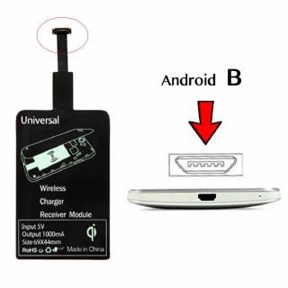 Bộ sạc không dây QI Micro USB Type-C Android chuyên dụng