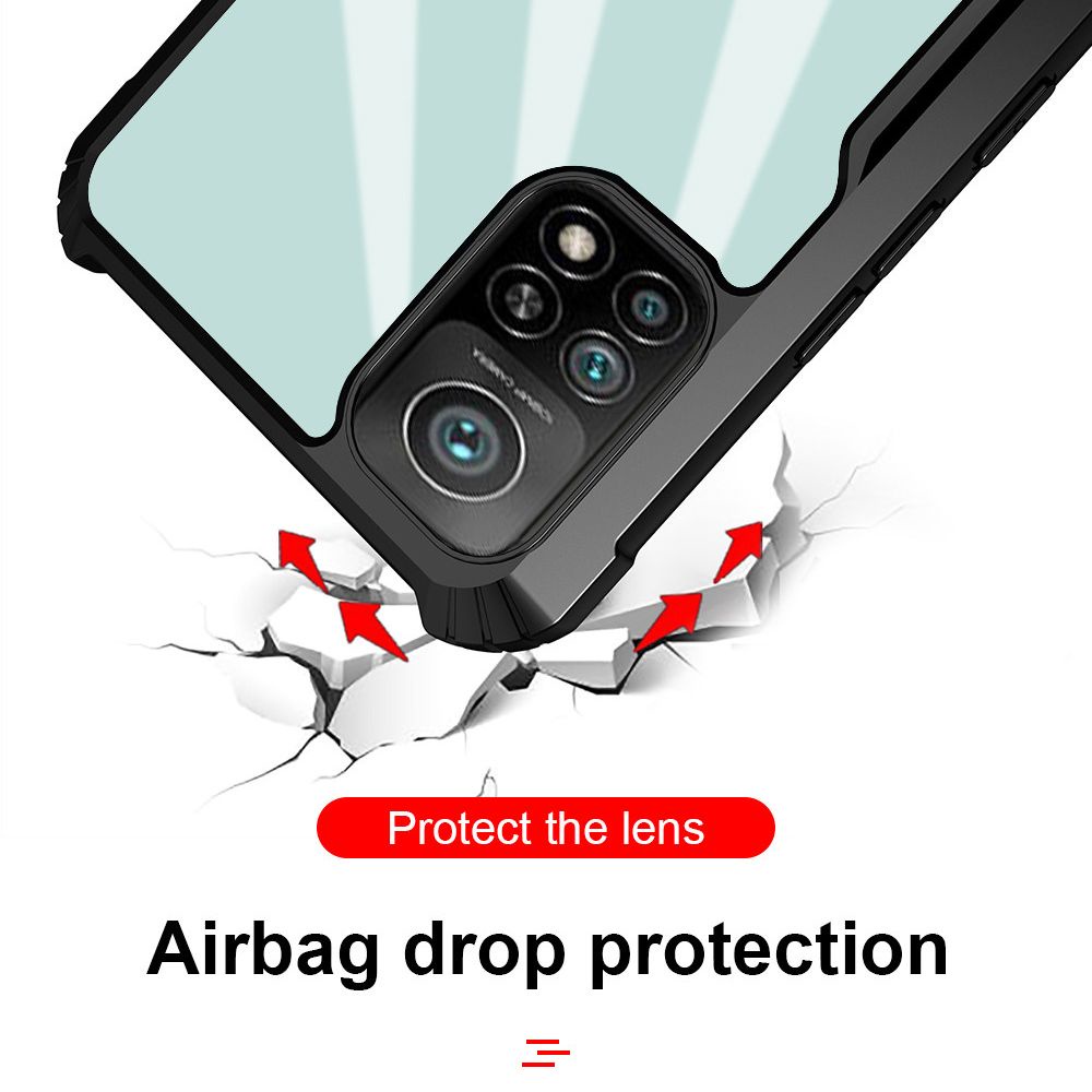 Transparent Heavy Duty Acrylic Back Cover For Poco F4 GT 5G Case Soft Shockproof Bumper Fundas Poco F4 GT Redmi k50 gaming k50g