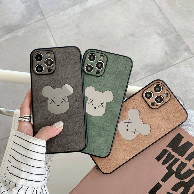 Ốp điện thoại mẫu gấu sáng bóng thời trang mới thích hợp cho Iphone 7 8 Plus IPhone X Xr Xs 11 12 13 Pro Max Iphone Xr