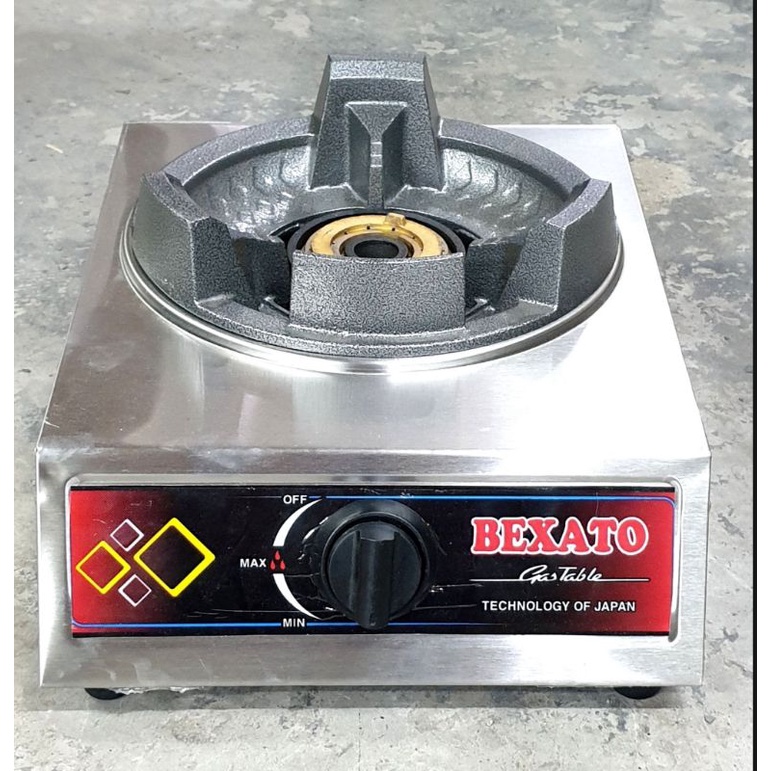 Bếp gas công nghiệp, bếp khè mặt inox tặng kèm van dây cao cấp.