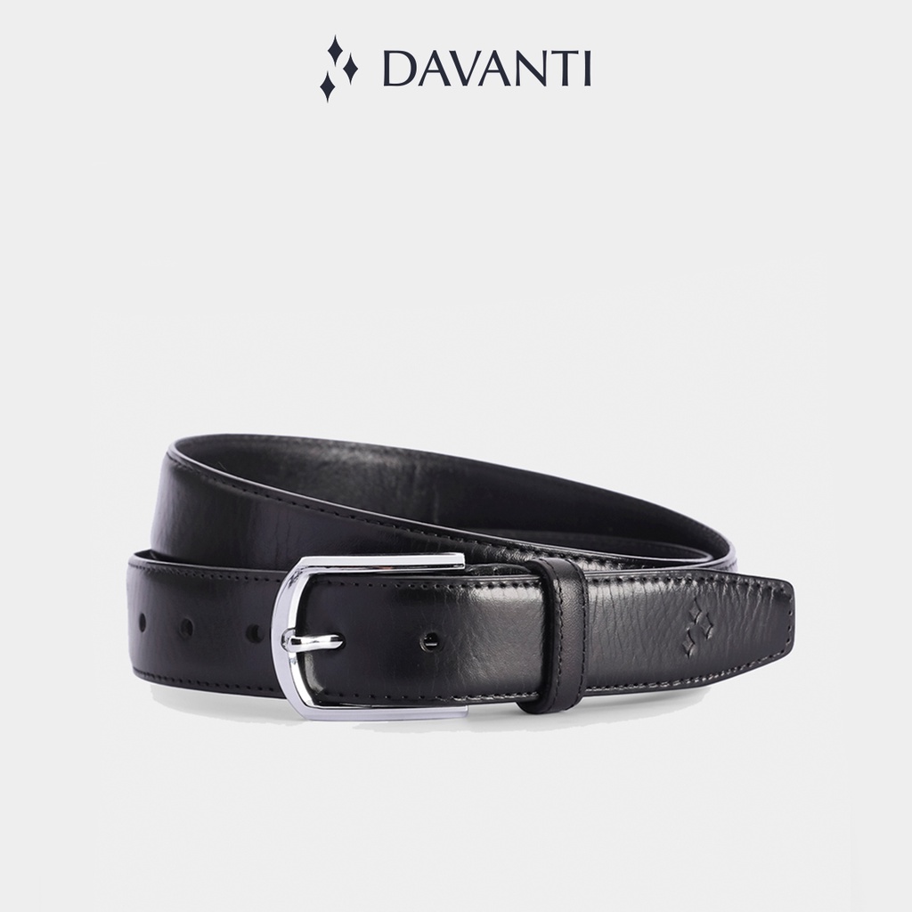 Thắt Lưng Nam Da Bò Đầu Kim Lịch Lãm DAVANTI DT234