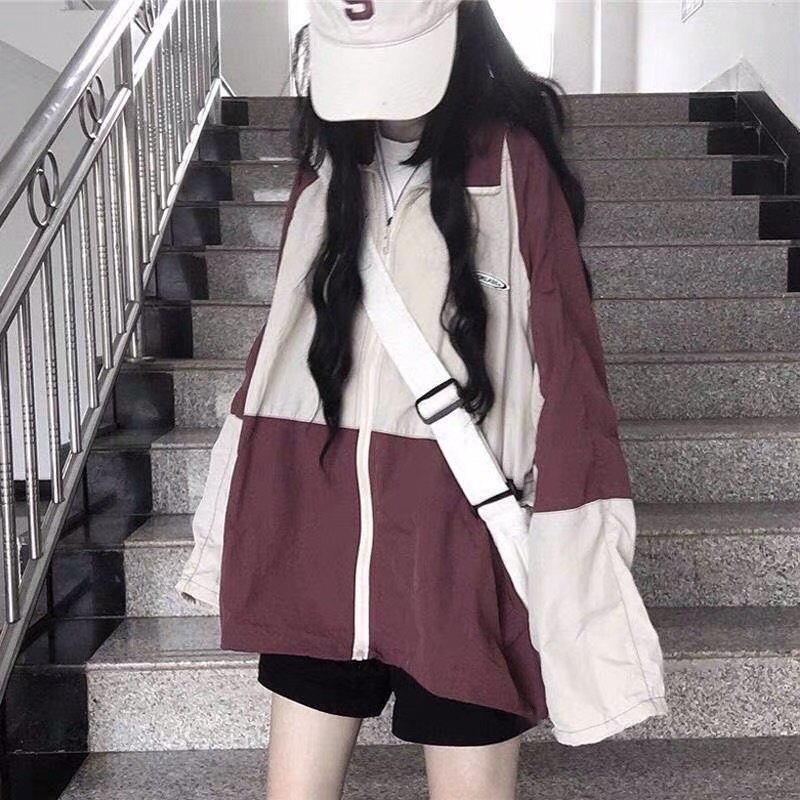 Áo khoác phối màu