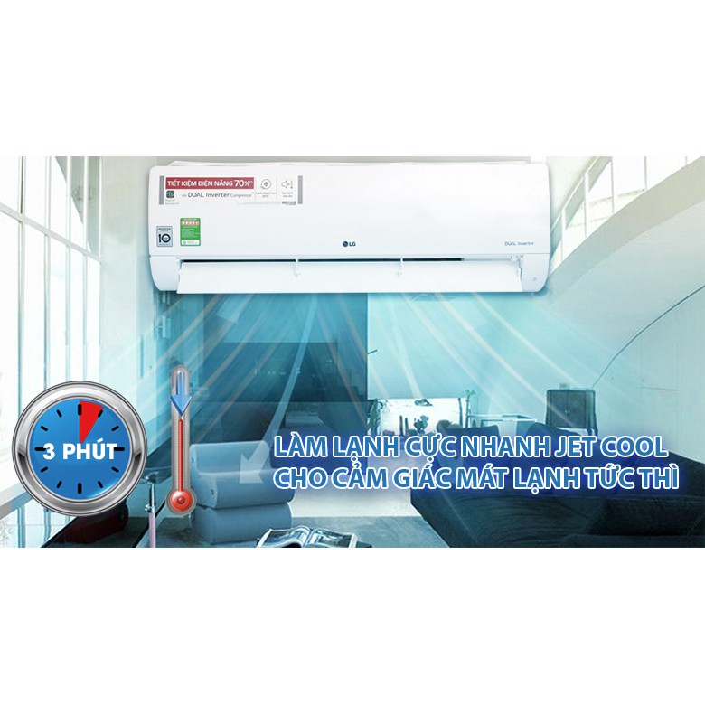 Máy lạnh LG Inverter 2 HP V18ENF (Miễn phí giao tại HCM-ngoài tỉnh liên hệ shop)