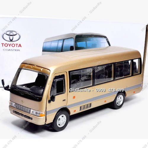 Xe Mô Hình Kim Loại Bus Toyota Coaster dài 20cm - Tỉ Lệ 1:32 - Shenghui - 7659.1