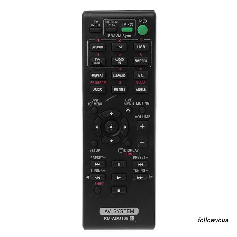 SONY Điều Khiển Từ Xa RM-ADU138 Cho Hệ Thống AV System DAV-TZ140
