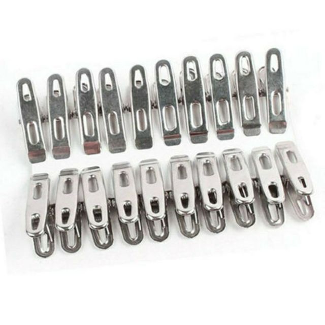 20 KẸP PHƠI ĐỒ INOX