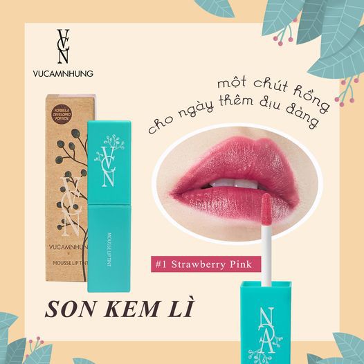 Son kem lì VCN - Mousse Lip Tint VCN 5g