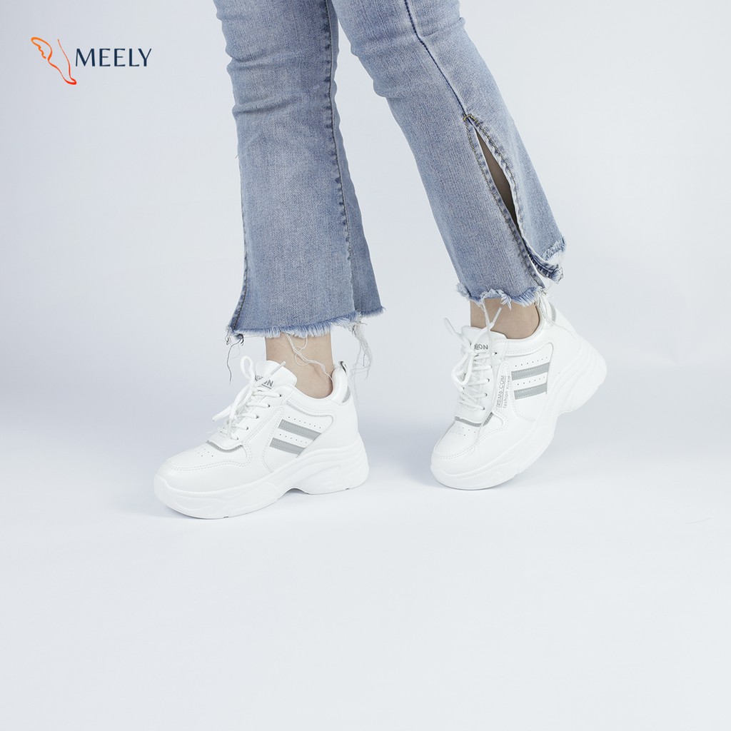 Giày Thể Thao Nữ Độn Đế MEELY Sneaker Ulzzang Tôn Dáng - CKP523