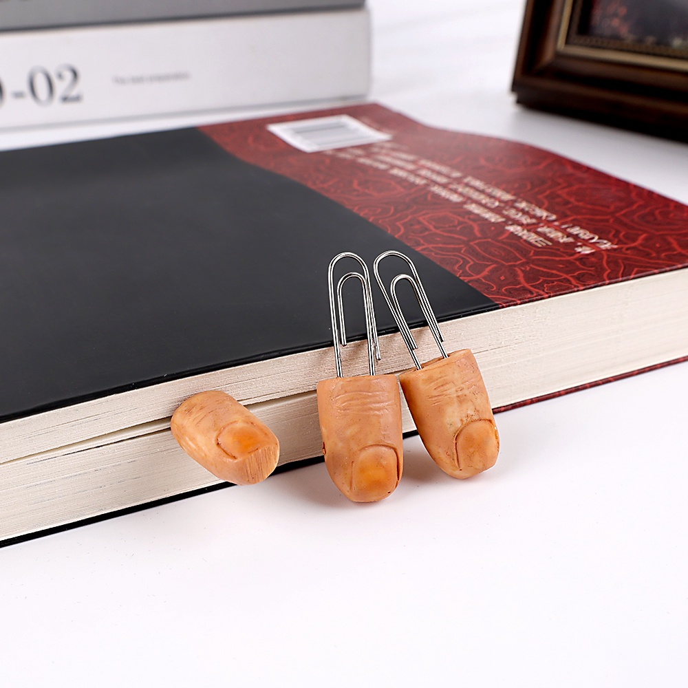 Bookmark Để Bàn Trang Trí Hình Ngón Tay Sáng Tạo