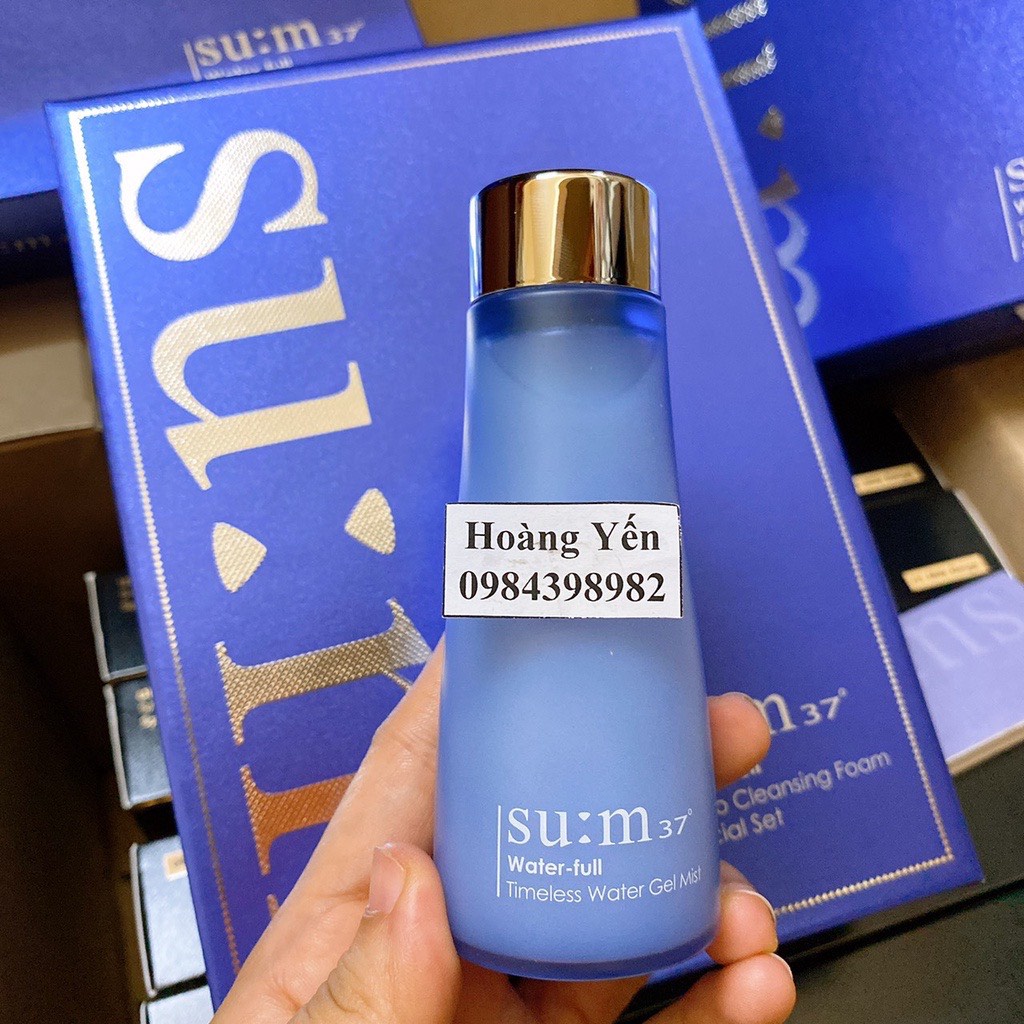 [GIÁ SỐC] Set Xịt Khoáng Su:m37 Water-full Timeless Water Gel Mist 60ml + 60mlx2