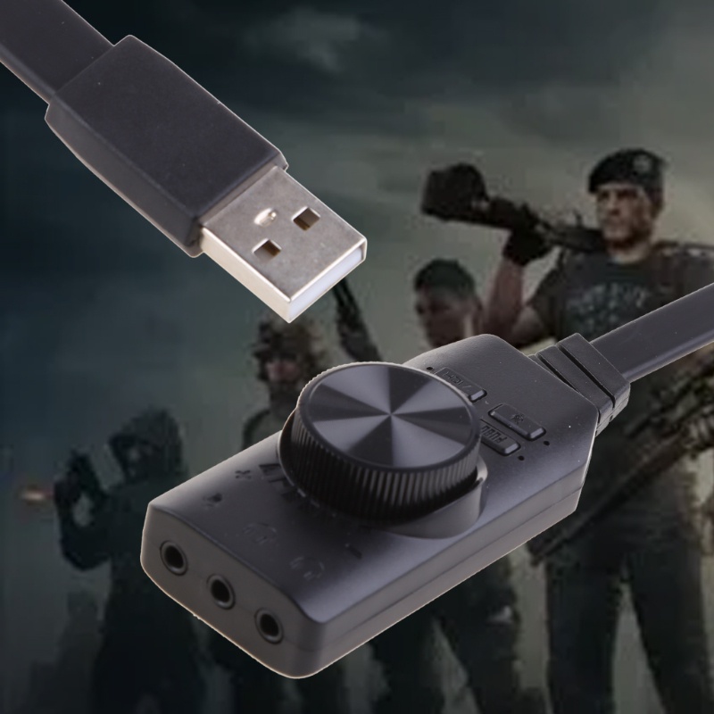 Thẻ Âm Thanh Ảo USB 3.0 7.1 Kênh 3D Cho Máy Tính