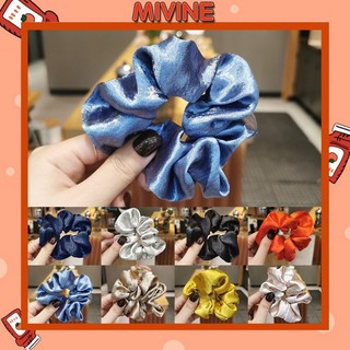 Dây cột tóc vải scrunchies hàn quốc nhiều màu cực đẹp SC03