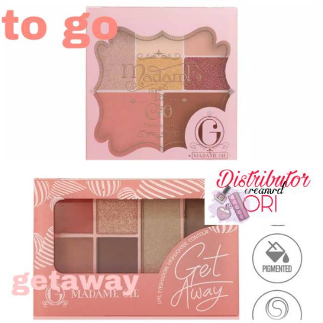(hàng Mới Về) Bảng Phấn Trang Điểm Madame Gie Madame To Go | BigBuy360 - bigbuy360.vn