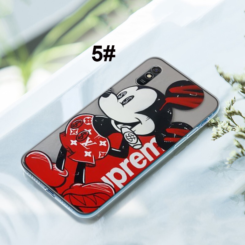 Xiaomi Redmi S2 9A 5 Plus Note 9s Mi A3 Pocophone F1 Mi8 Lite Silicone Soft transparent Case 87LU Mickey Minnie Mouse Ready Stock