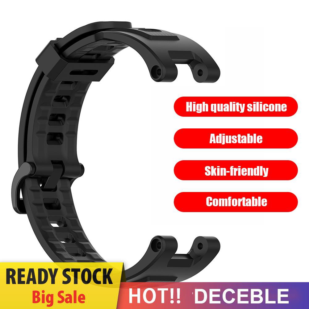 Deceble Replacement Silicone Band Strap with Tools for Amazfit T-Rex Smartwatch