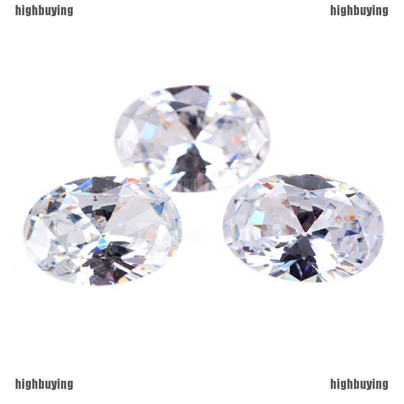 Đá Zircon Tự Nhiên Hình Oval Kích Thước 10X14Mm Dùng Làm Đồ Trang Sức