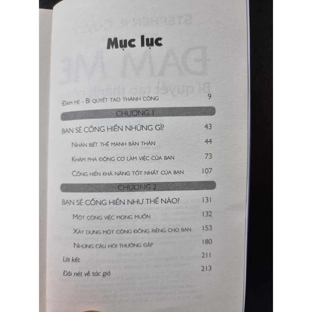 Sách Đam Mê Bí Quyết Tạo Thành Công