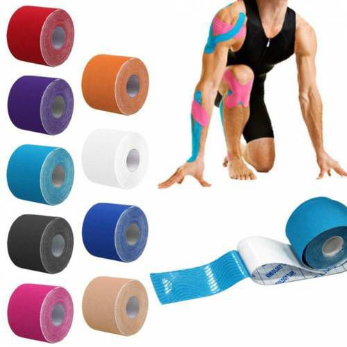 Băng Dán Cơ Hỗ Trợ Thể Thao KINESOLOGY TAPE- Băng Cuốn Thể Thao Chuyên Dụng