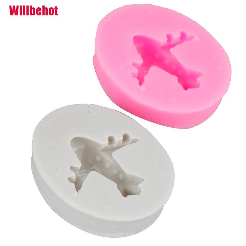 Khuôn Làm Bánh Chất Liệu Silicone Hình Máy Bay Mini