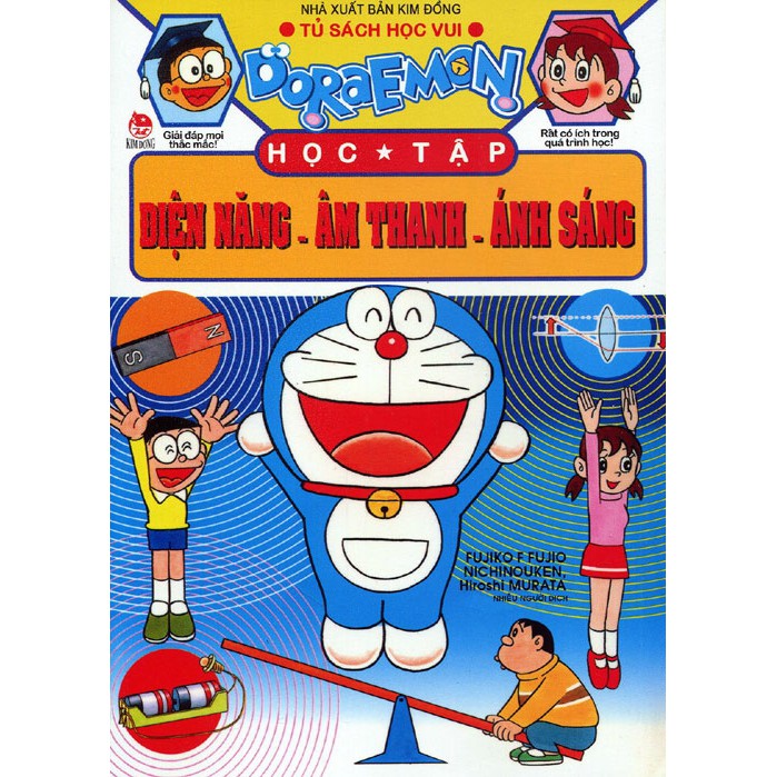 Truyện tranh Doraemon học tập: Điện năng, âm thanh, ánh sáng