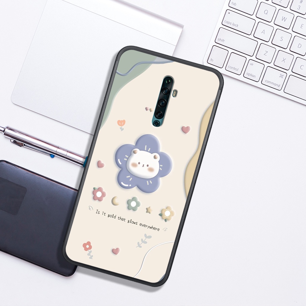 Ốp Lưng OPPO K3 - REALME X - RENo - RNEO 2 - RENO 2F , In Hình Gấu&Thỏ Siêu Cute và Đẹp.