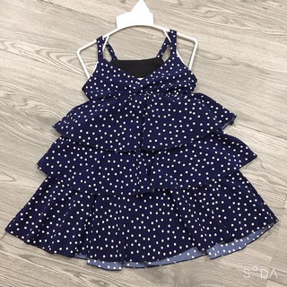 Váy maxi chấm bi size cho bé gái (10-22kg)