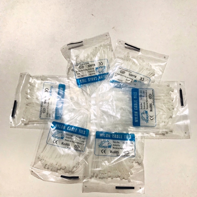 10 bịch dây rút nhựa 1 tấc, dây thít