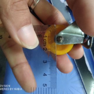 Bộ 4 bánh xe nhựa phi 25mm