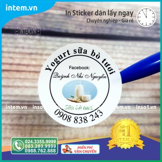 COMBO 1000 TEM STICKER DÁN CỐC