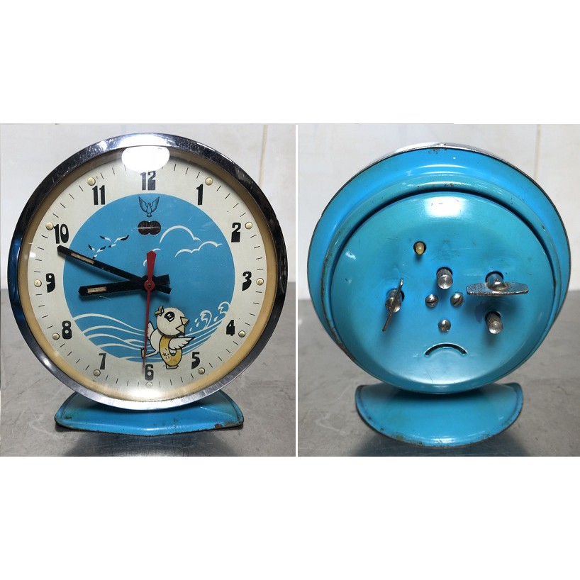 Đồng hồ hoạt hình China lên dây cót máy đồng cổ xưa