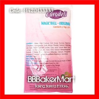 Trân châu 3Q ngọc trai nguyên vị Magic Ball EURODELI Hồng ĐÀI LOAN - Gói 2kg