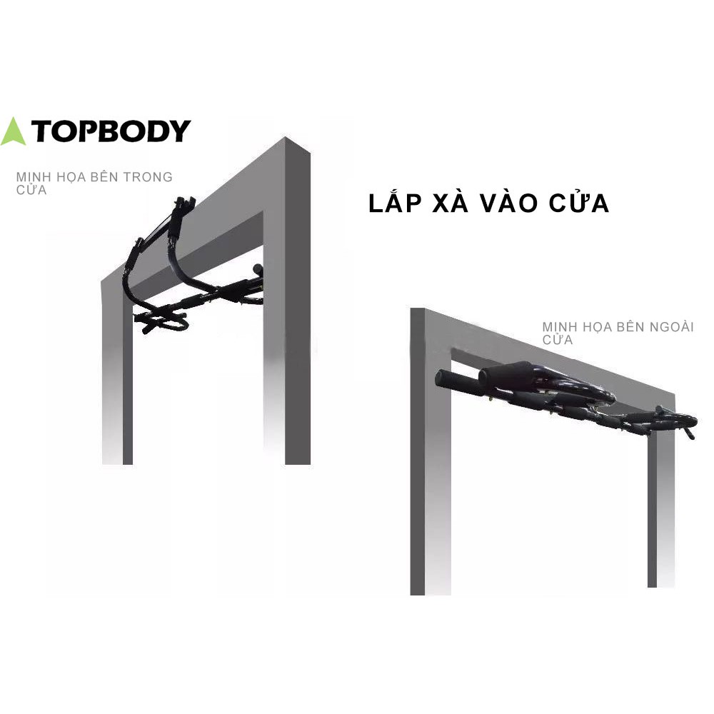 Xà Đơn Treo Tường, Đa Năng Không Cần Bắt Vít TOPBODY