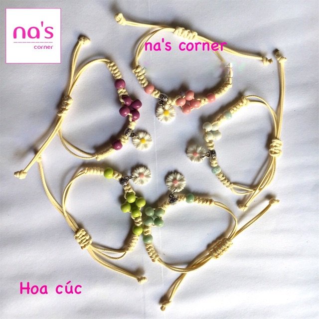 Vòng tay trà sữa cute handmade