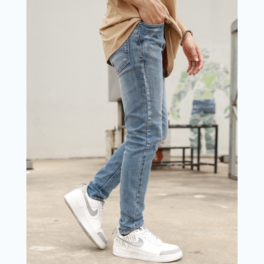 QUẦN SKINNY JEANS MÀU XANH ĐẬM