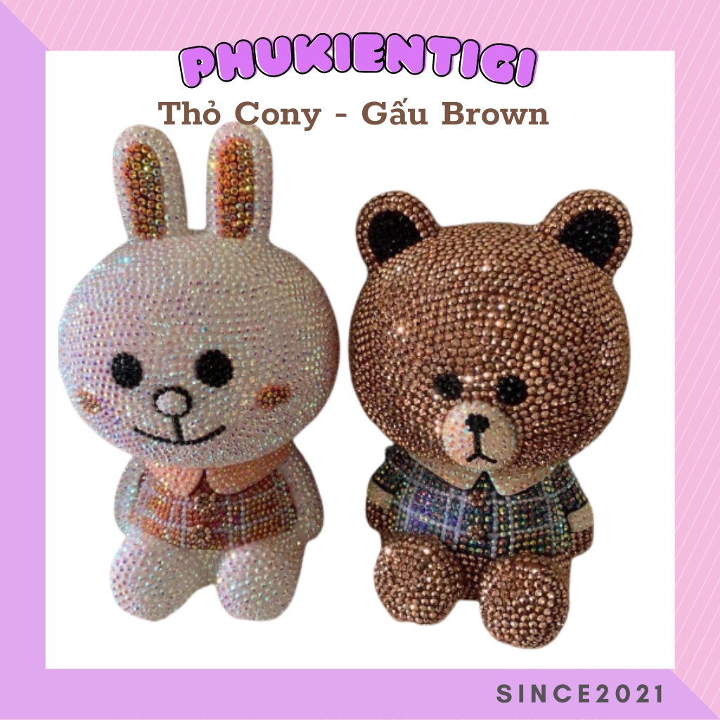 Bearbrick đính đá - Gấu đính đá thời thượng handmade cho bé và mọi lứa tuổi