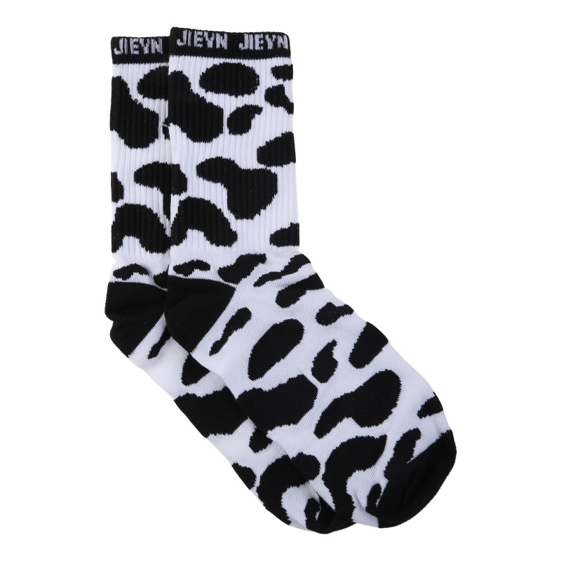 Xiangbao Vớ Thể Thao Trượt Ván In Họa Tiết Bò Sữa Bò Sữa Vui Nhộn Phong Cách Harajuku Nhật Bản Harajuku Đườ