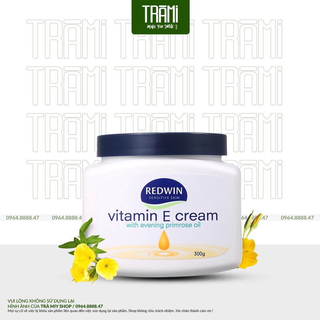 [CHÍNH HÃNG] Kem Dưỡng &amp; Body Lotion Làm Da Mềm Mịn Redwin Vitamin E 300gr/ 400ml Của Úc.